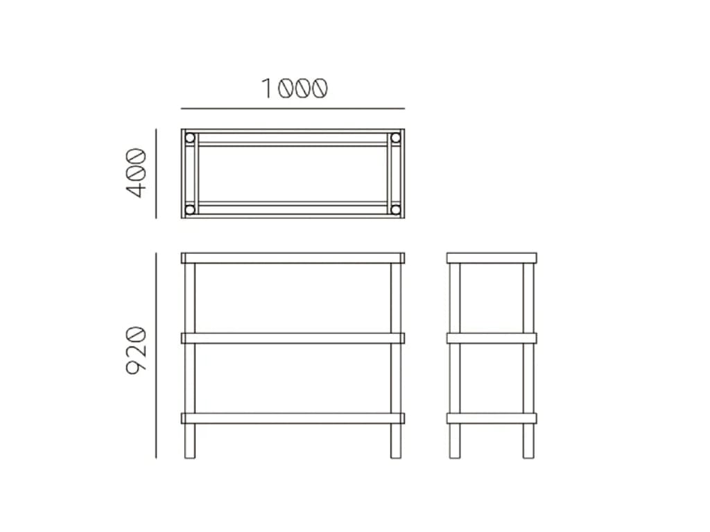 Taruki Shelf Low