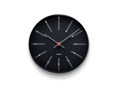 Arne Jacobsen Bankers Wall Clock Black