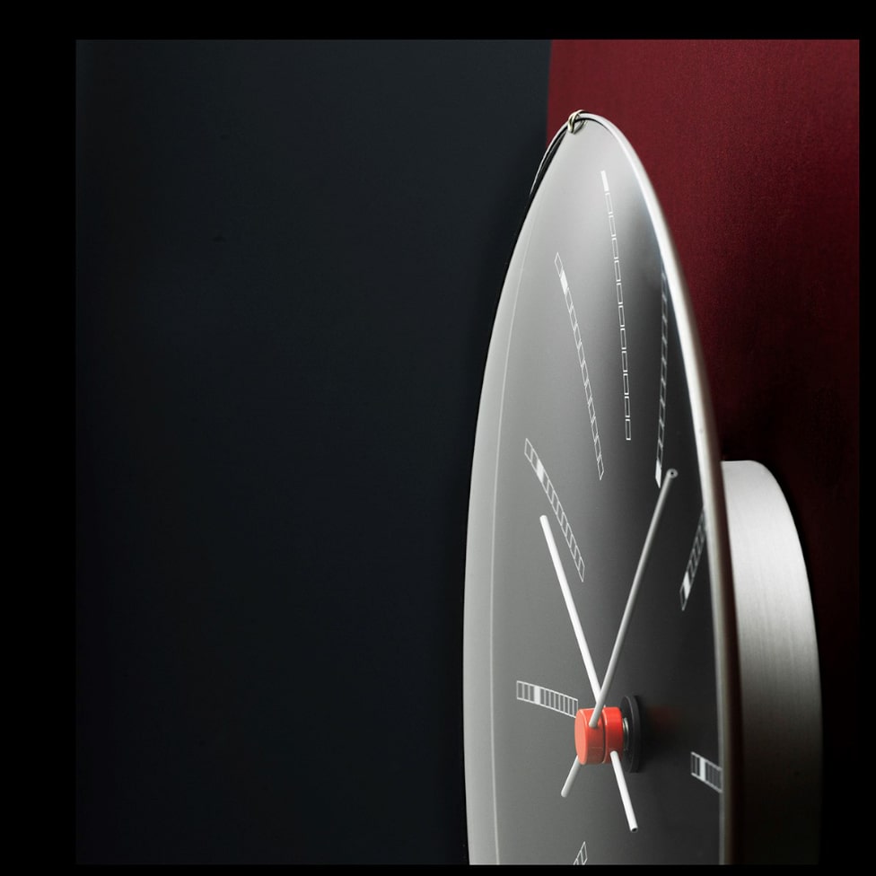 Arne Jacobsen Bankers Wall Clock Black | アルネヤコブセン ...