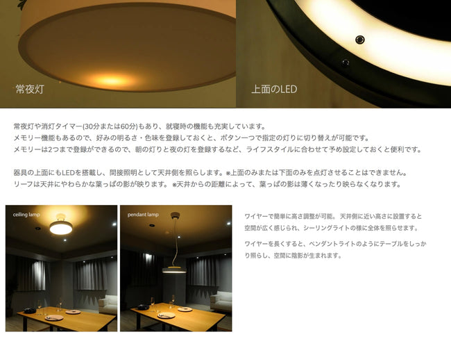 Giorno Ceiling Pendant Lamp LED | ジョルノ シーリング ペンダント